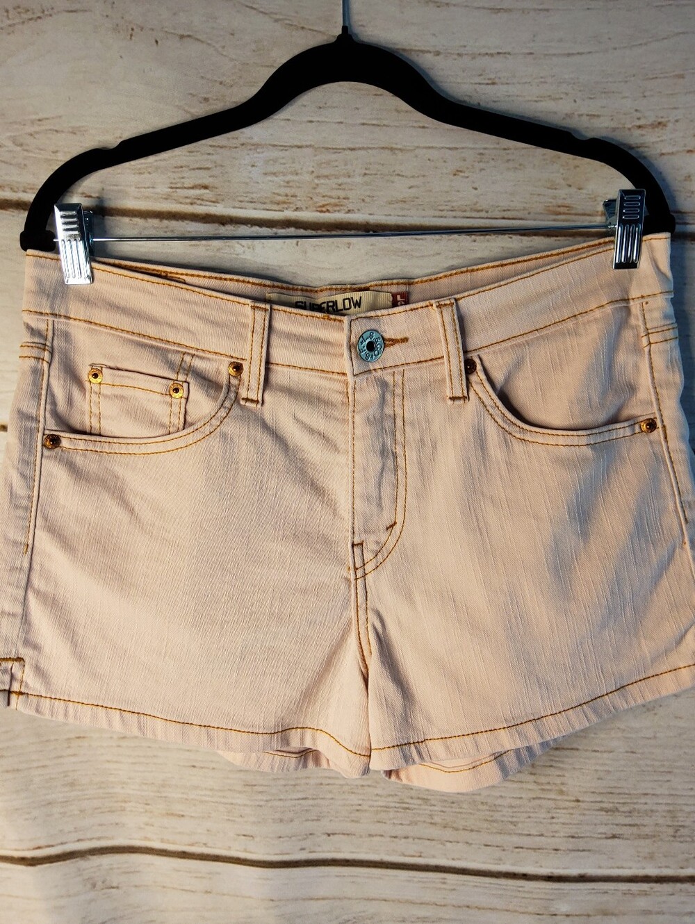 Levi's Vintage Pale Pink Denim Jean Shorts